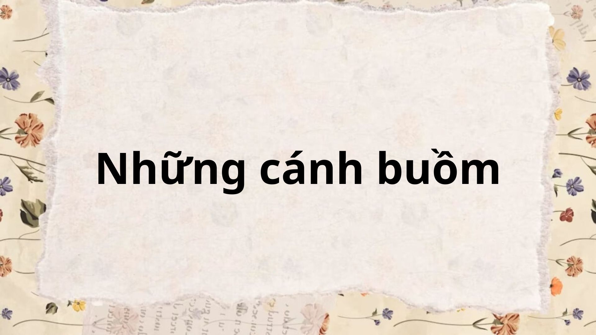 20+ Đoạn văn cảm xúc về bài thơ Những cánh buồm (điểm cao)