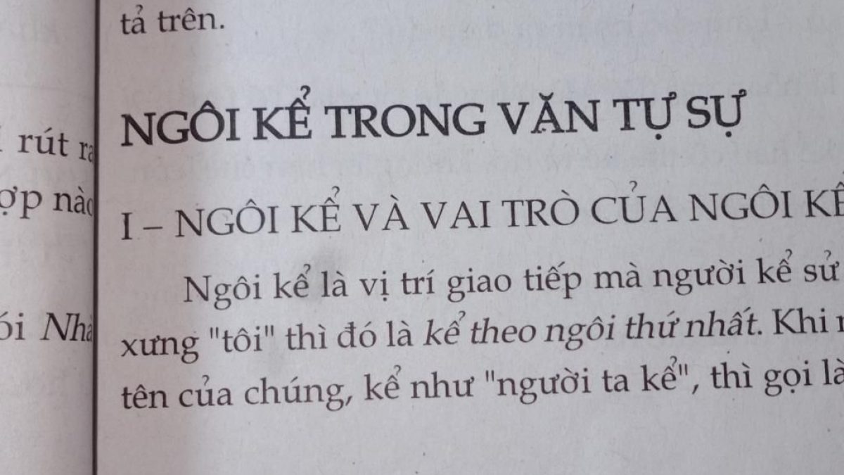 Ngôi kể thứ nhất là gì và cách nhận biết đặc điểm của nó