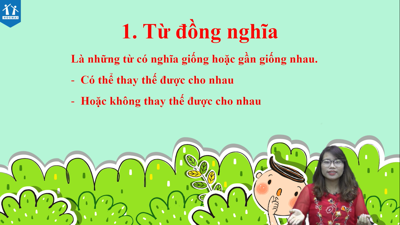 Phân loại từ đồng nghĩa