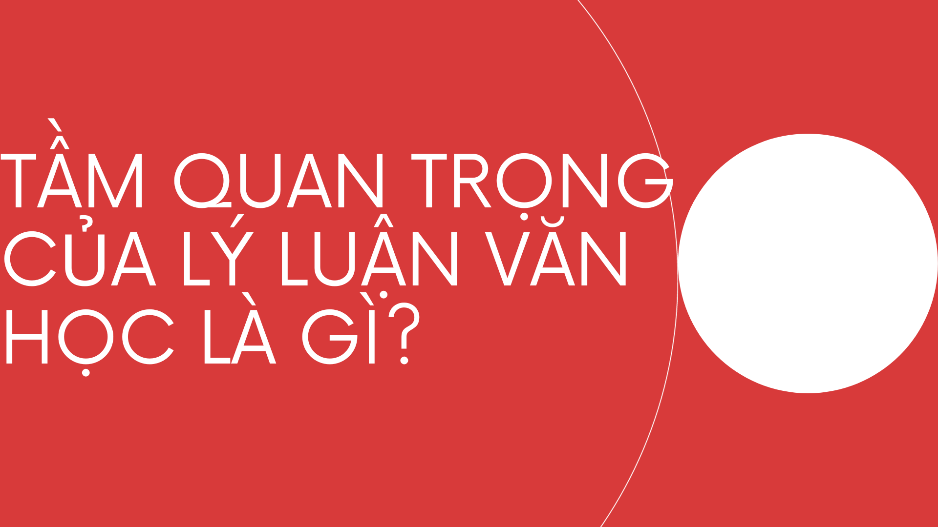 Tầm quan trọng trong văn học