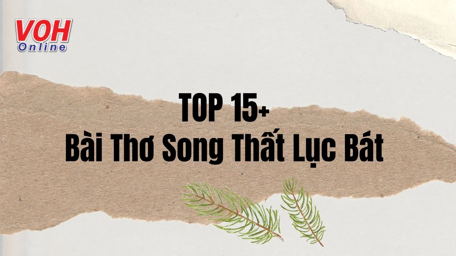 Thể thơ song thất lục bát là gì?