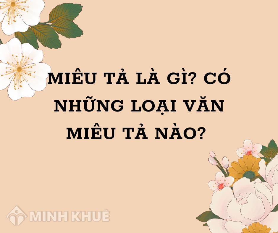 Văn miêu tả là gì  